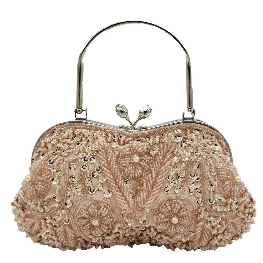 Bolsa Clutch Miçangas Luxo