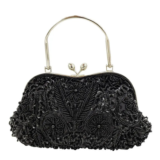 Bolsa Clutch Miçangas Luxo
