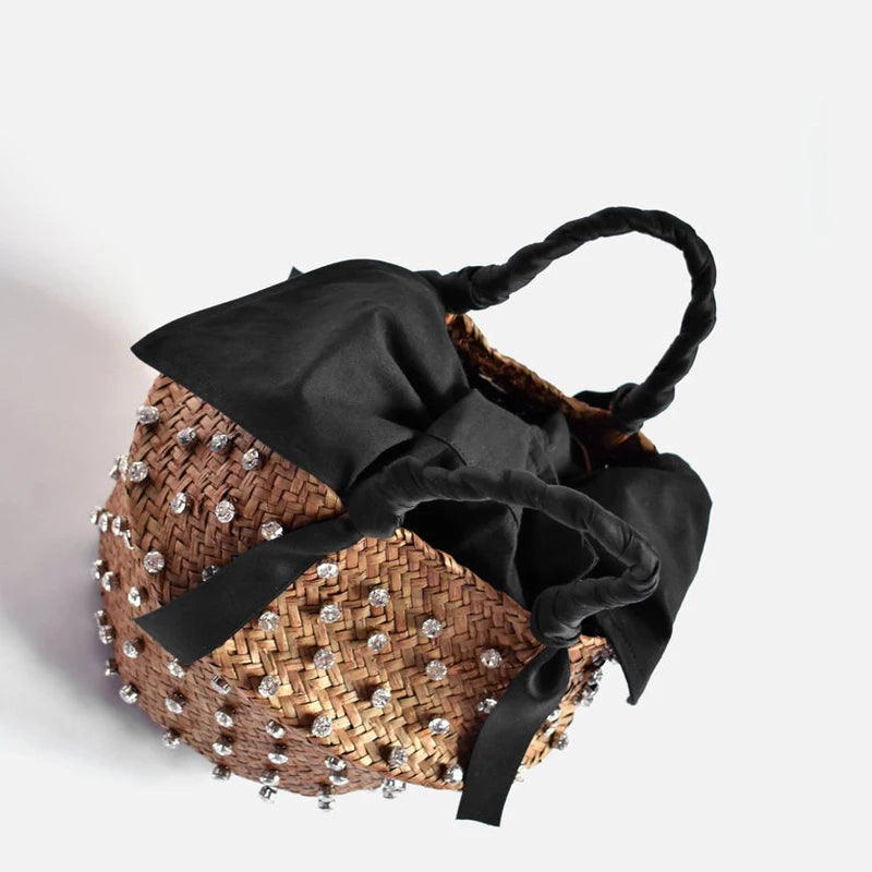 Bolsa de Palha com Pedras