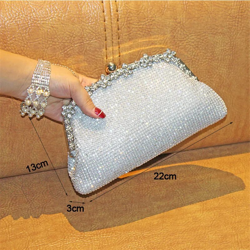 Bolsa Clutch Strass Festa