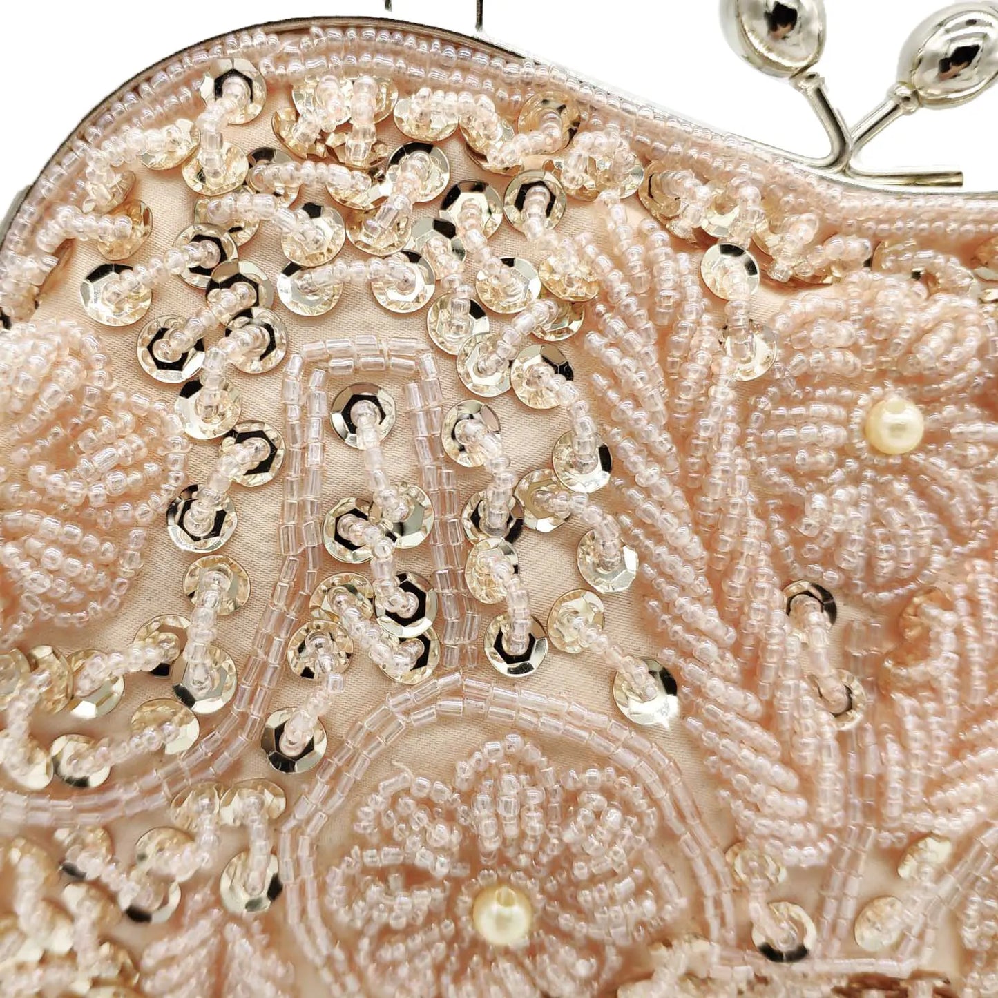 Bolsa Clutch Miçangas Luxo