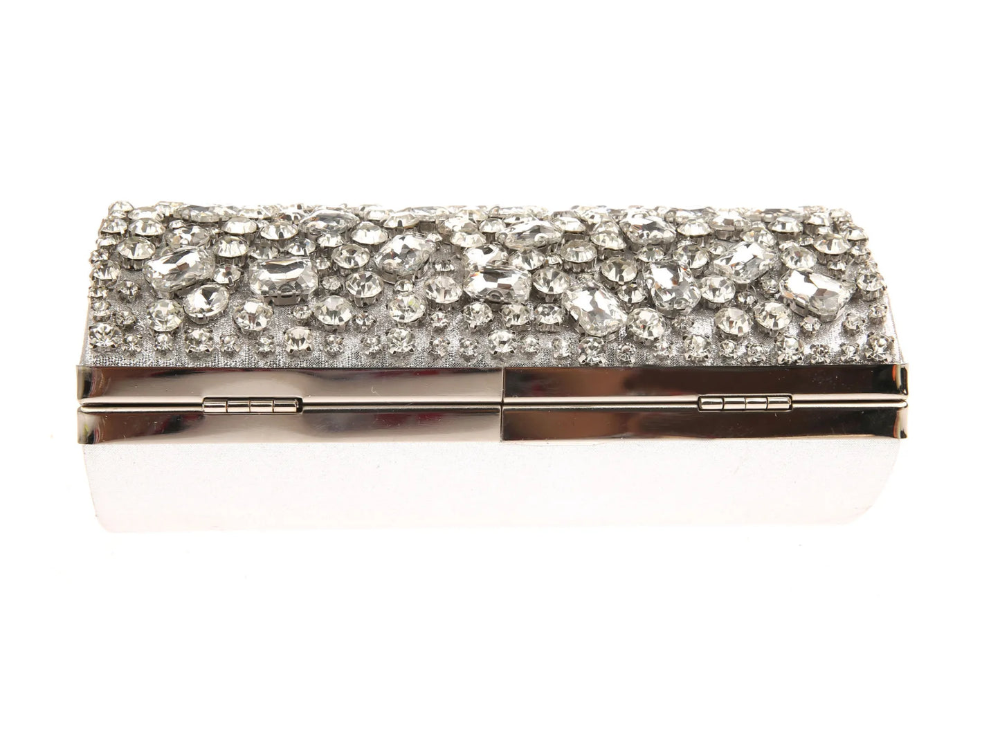 Bolsa Clutch Pedrarias Retangular