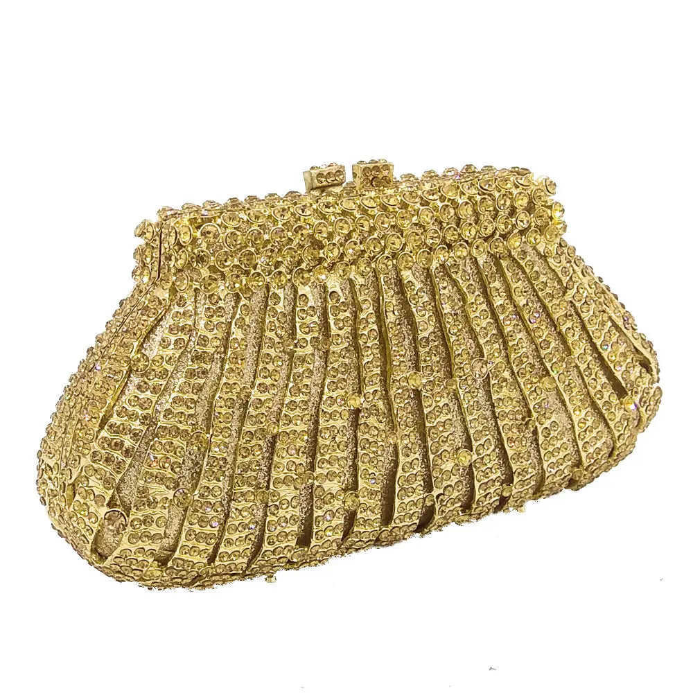 Bolsa Clutch Cristais Festa