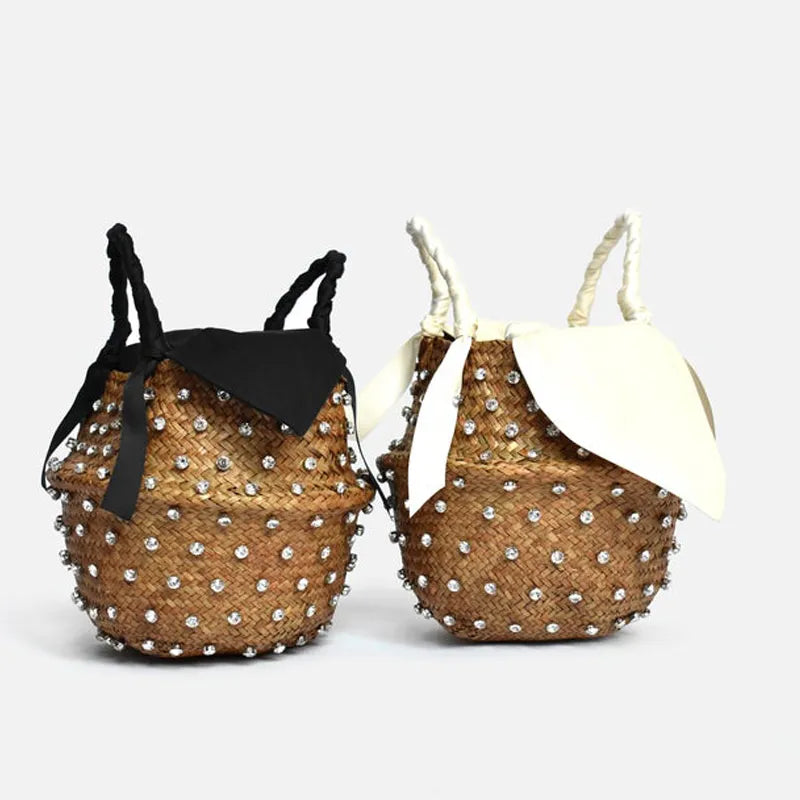 Bolsa de Palha com Pedras