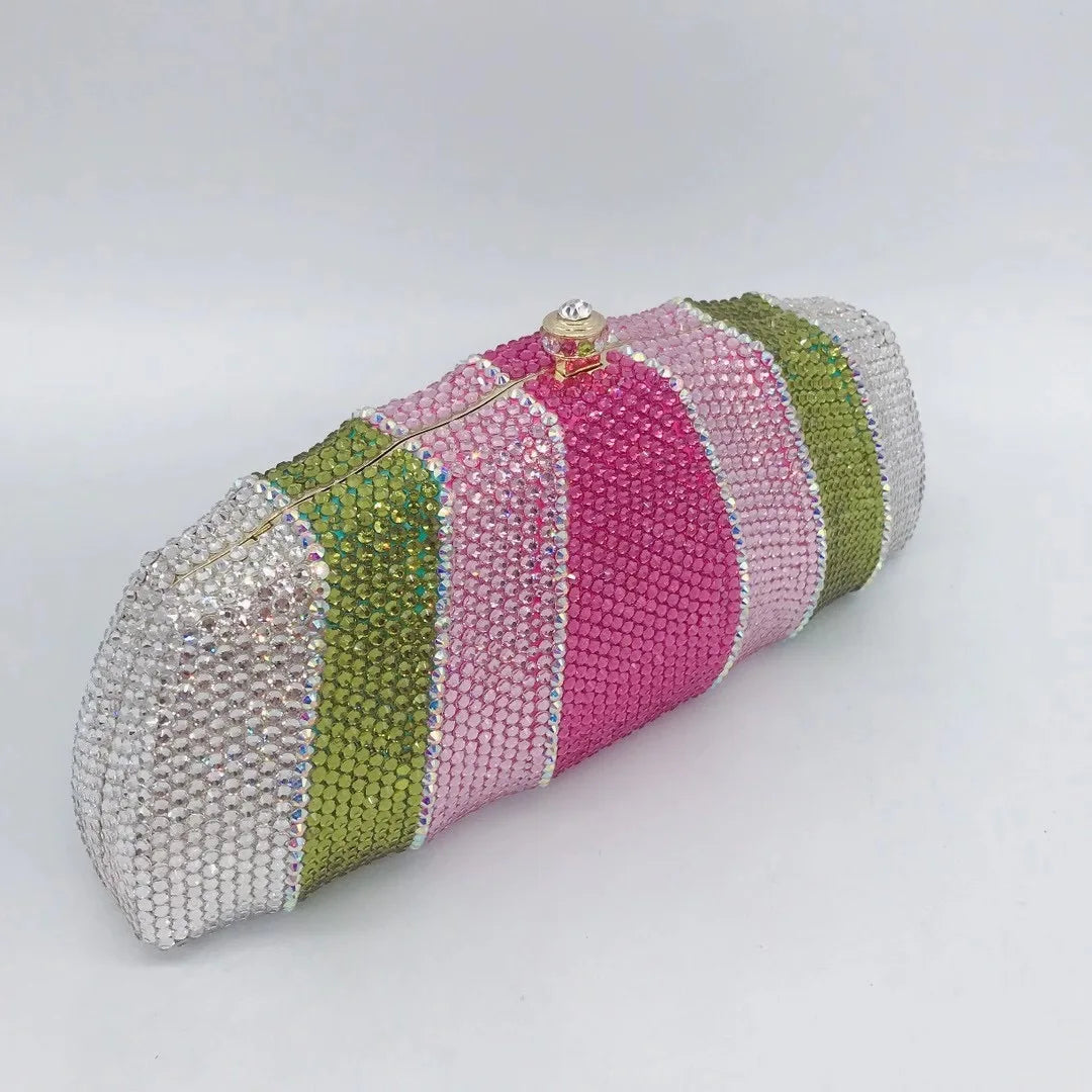 Bolsa Clutch Cristais