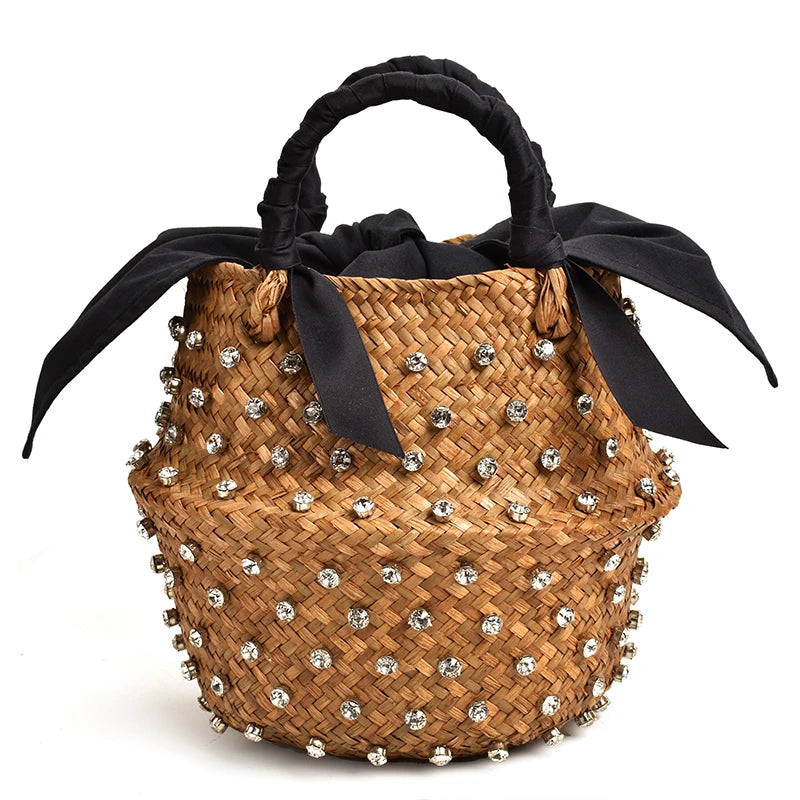 Bolsa de Palha com Pedras