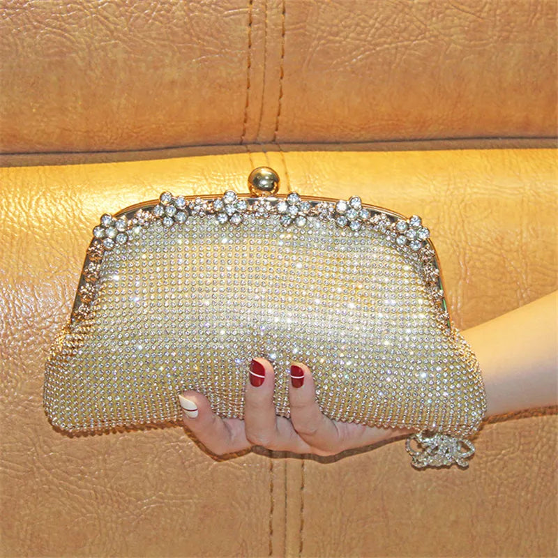 Bolsa Clutch Strass Festa