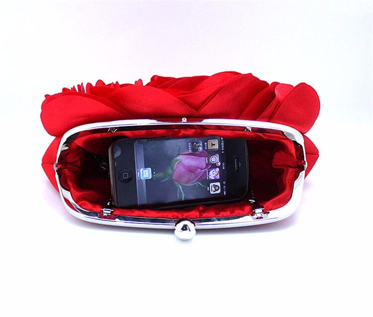 Bolsa Clutch em Formato de Flor