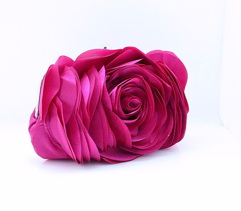 Bolsa Clutch em Formato de Flor