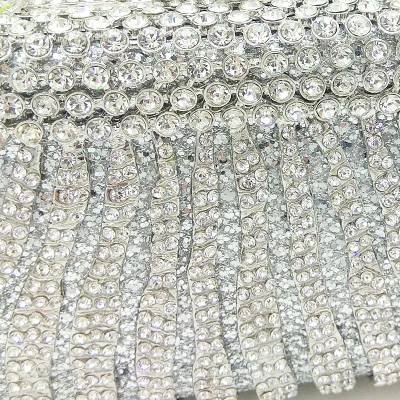 Bolsa Clutch Cristais Festa