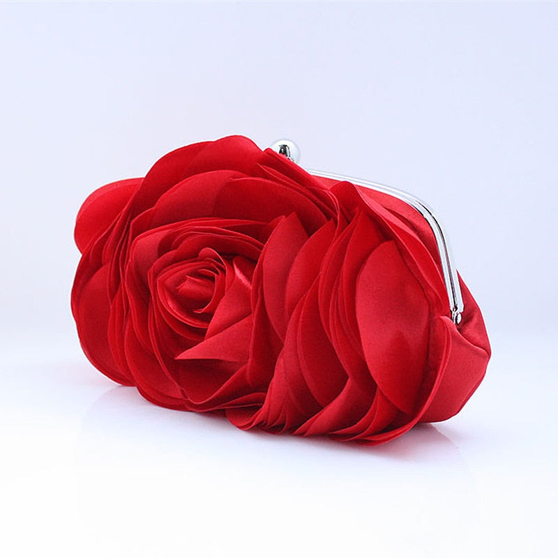 Bolsa Clutch em Formato de Flor