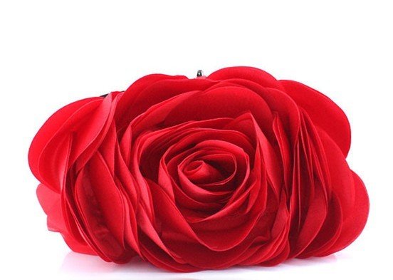 Bolsa Clutch em Formato de Flor