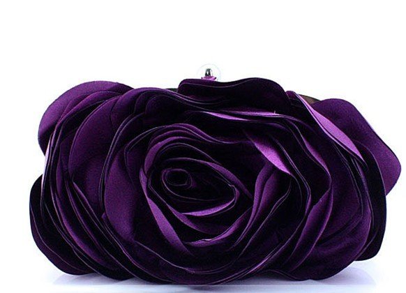 Bolsa Clutch em Formato de Flor