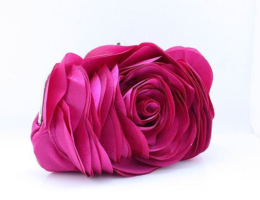 Bolsa Clutch em Formato de Flor