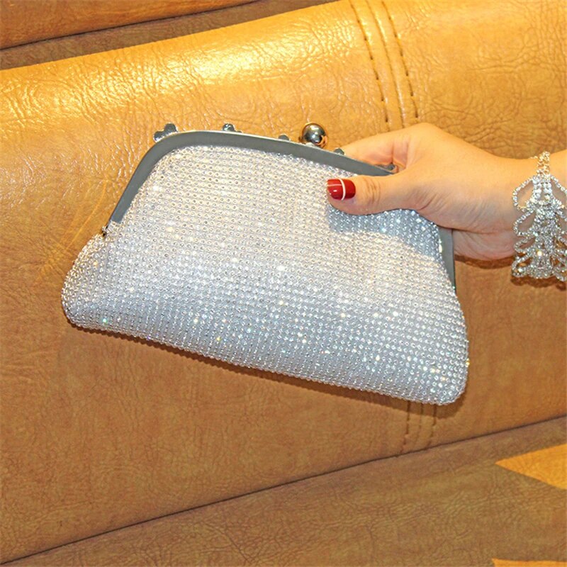 Bolsa Clutch Strass Festa