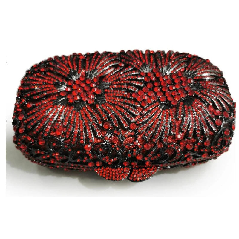 Bolsa Clutch Festa Luxo Cristais