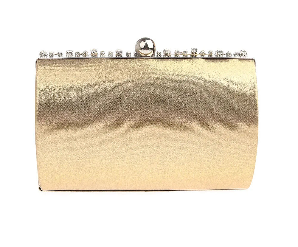 Bolsa Clutch Pedrarias Retangular