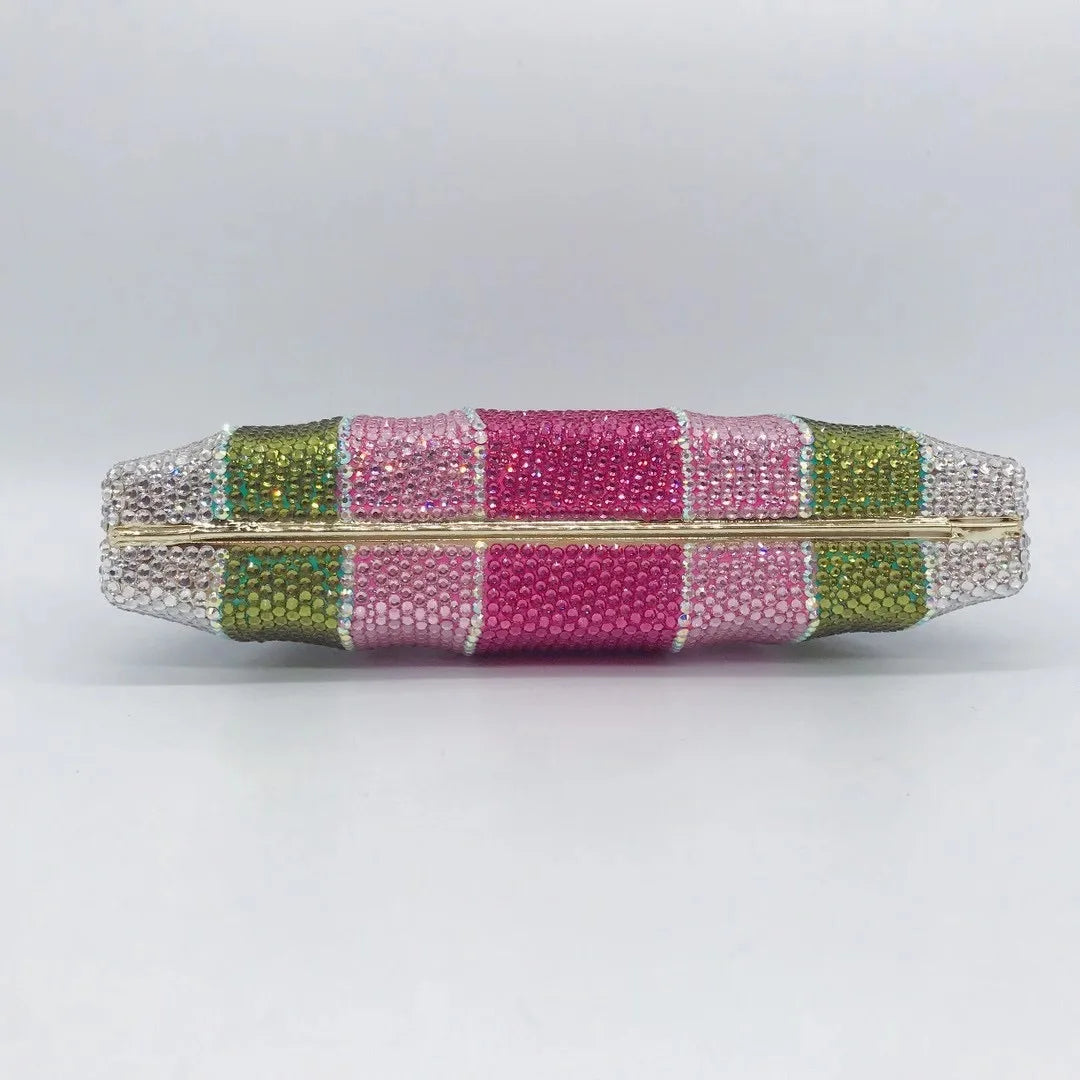Bolsa Clutch Cristais
