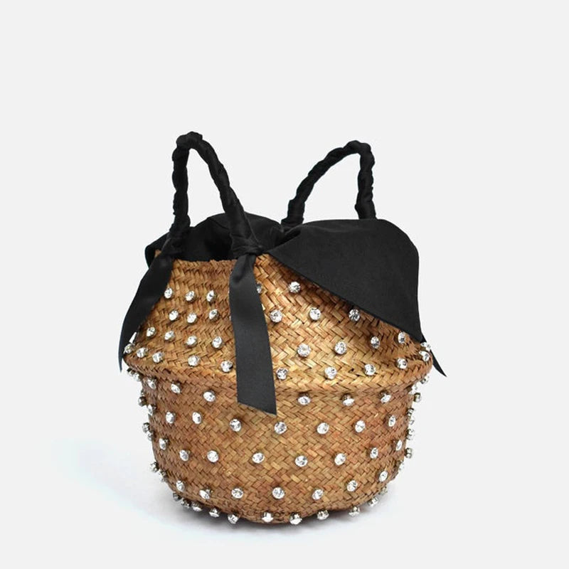 Bolsa de Palha com Pedras