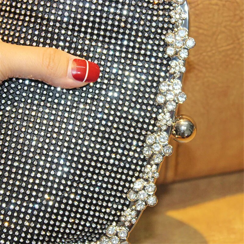 Bolsa Clutch Strass Festa