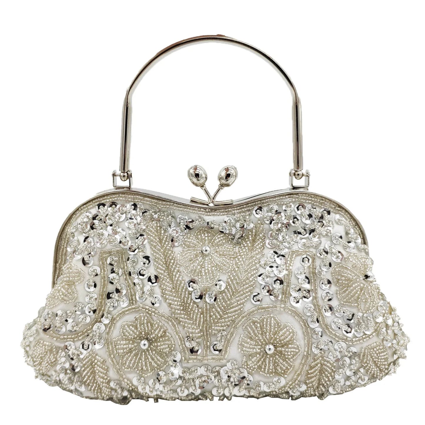 Bolsa Clutch Miçangas Luxo