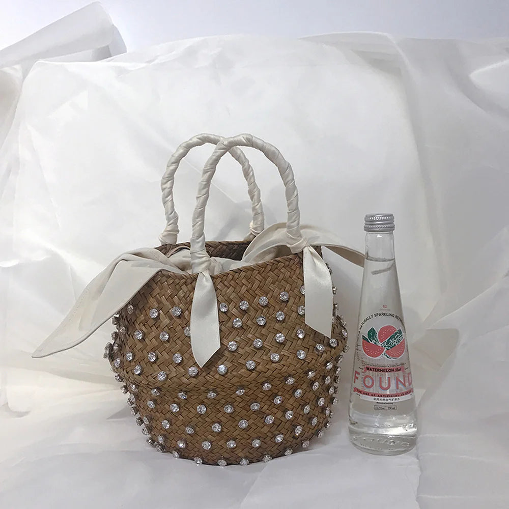 Bolsa de Palha com Pedras