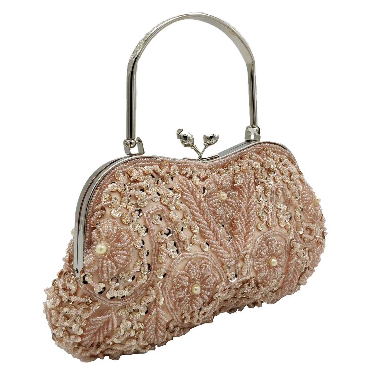 Bolsa Clutch Miçangas Luxo