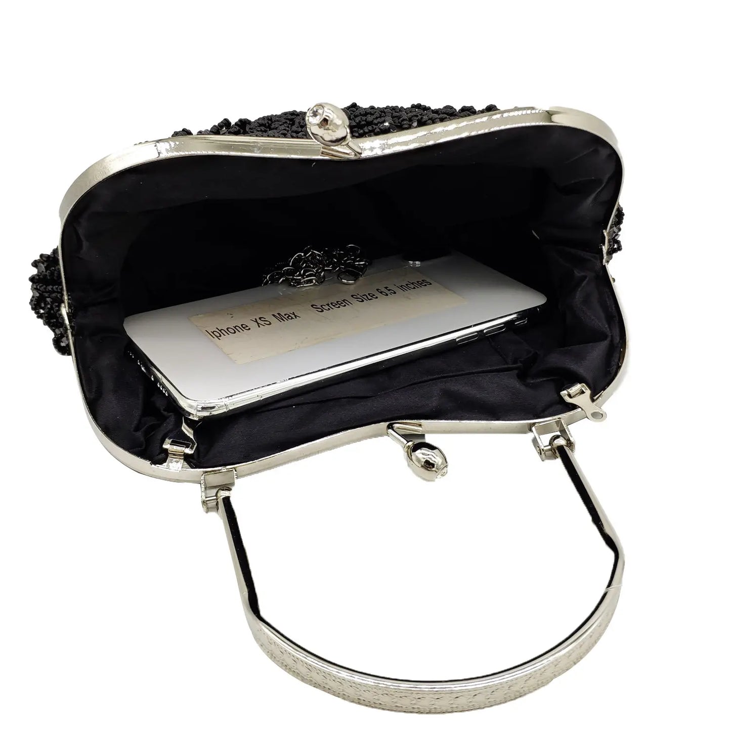 Bolsa Clutch Miçangas Luxo