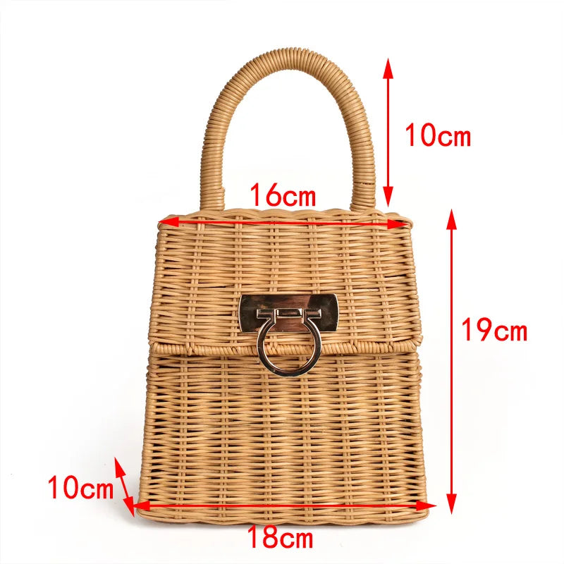 Bolsa de Mão Palha