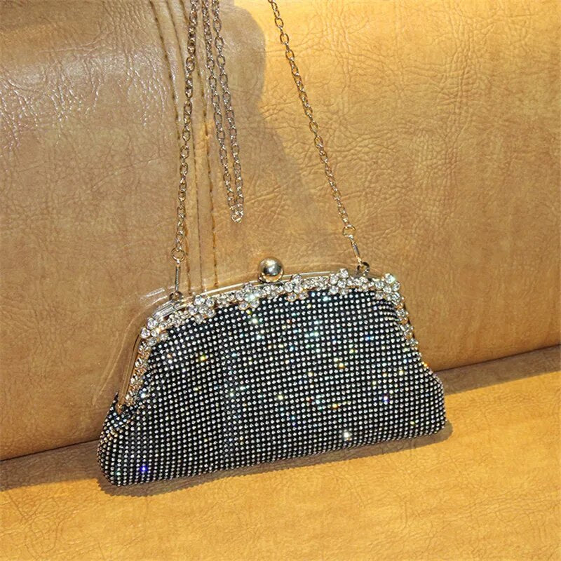 Bolsa Clutch Strass Festa