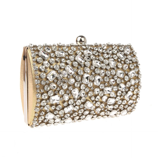 Bolsa Clutch Pedrarias Retangular