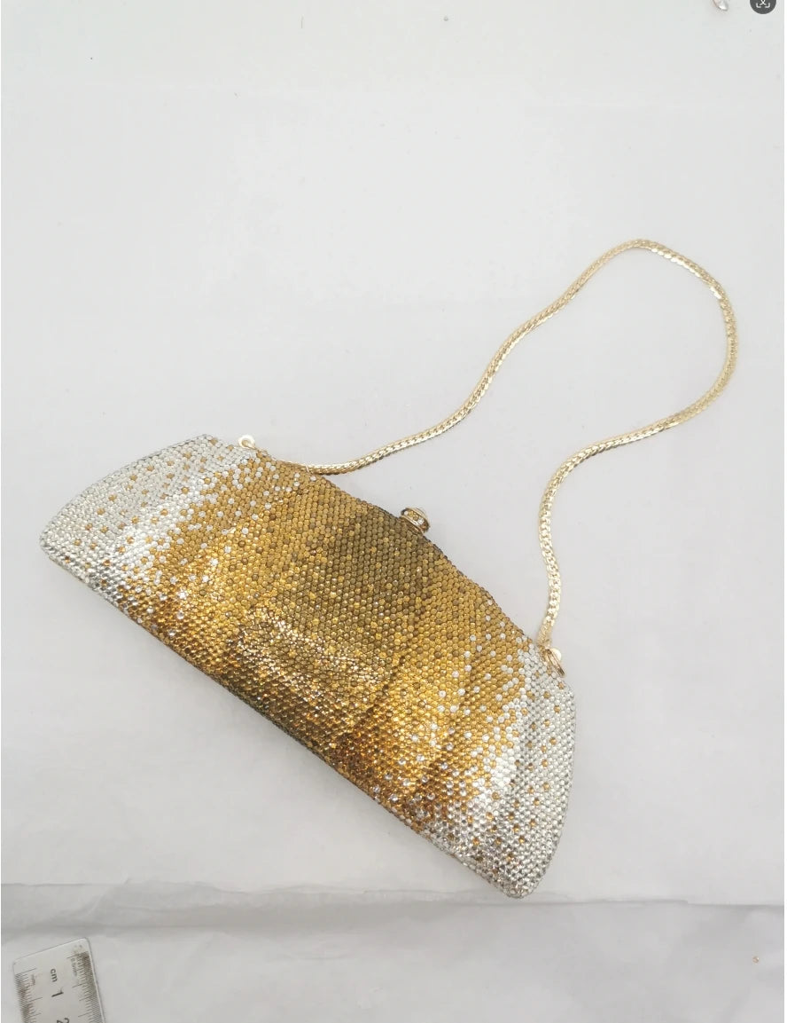 Bolsa Clutch Cristais
