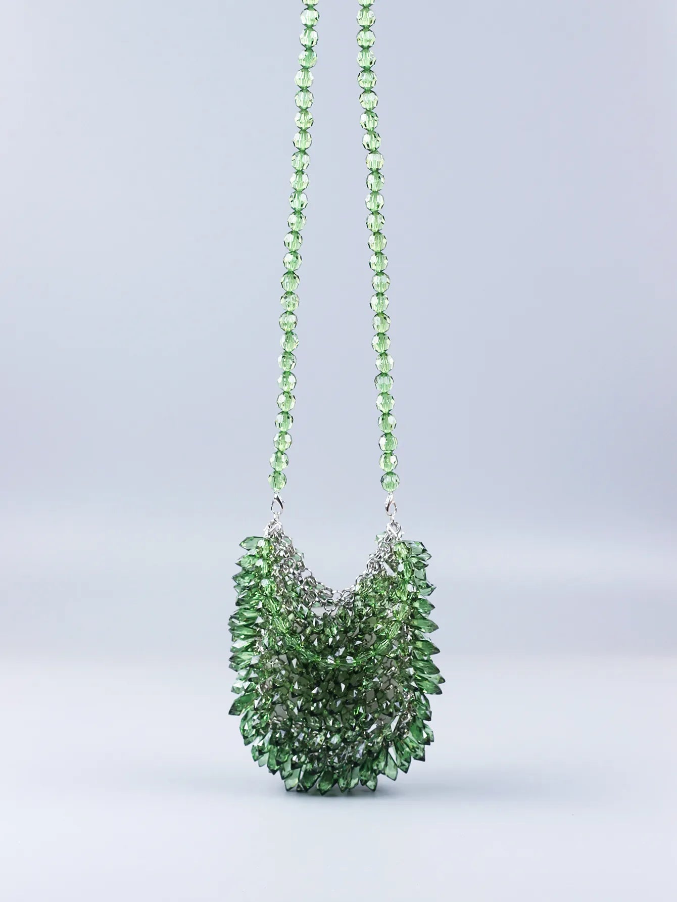 Bolsa de Cristais Verde