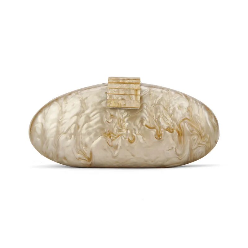 Bolsa Clutch Perolada Acrílico