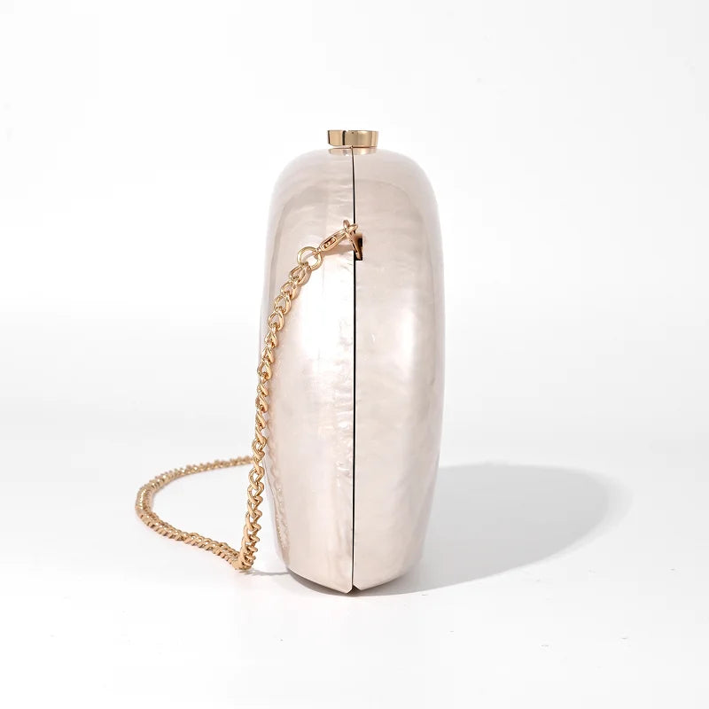 Bolsa Clutch Acrílico Caracol