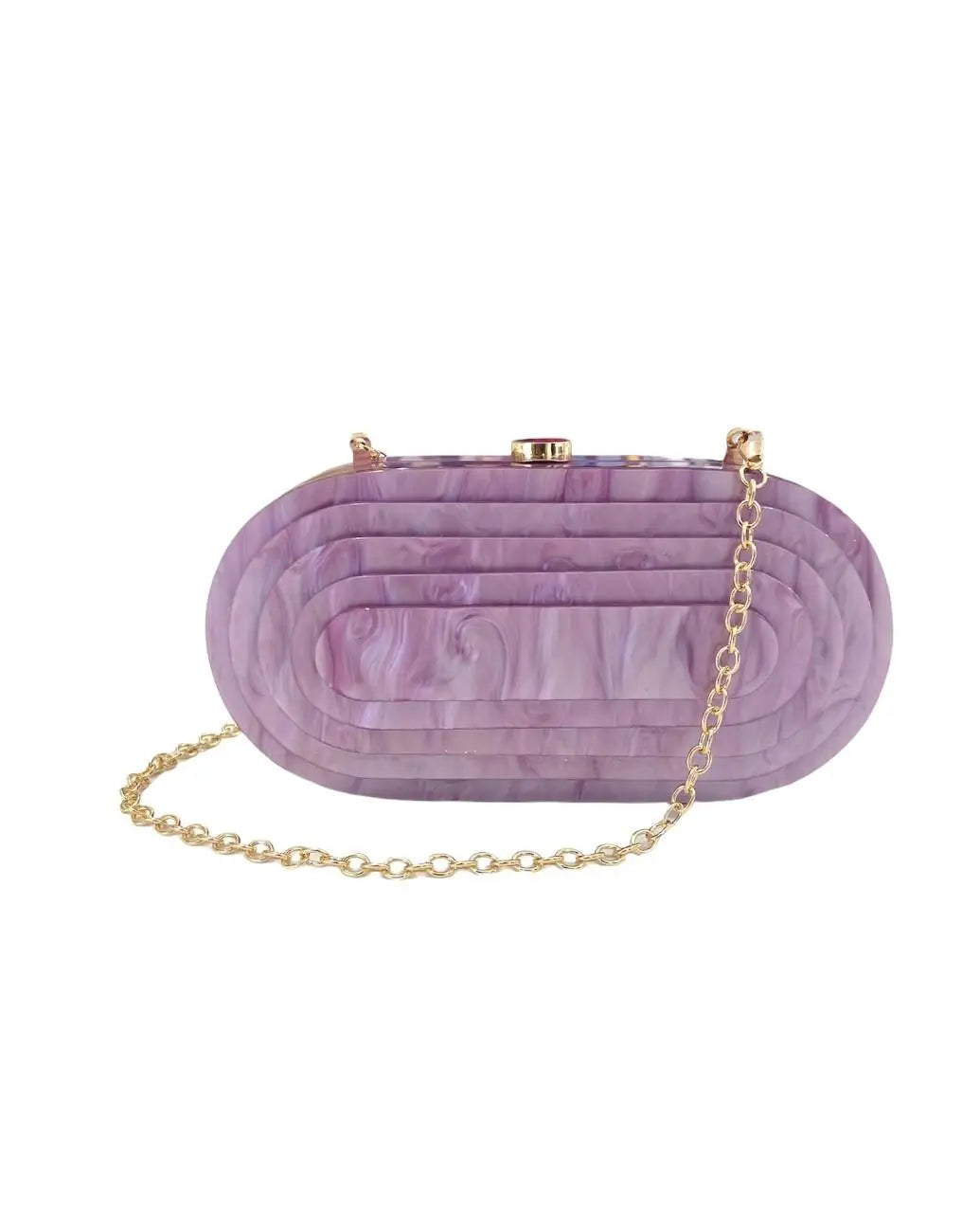 Bolsa Clutch Acrílico Festa