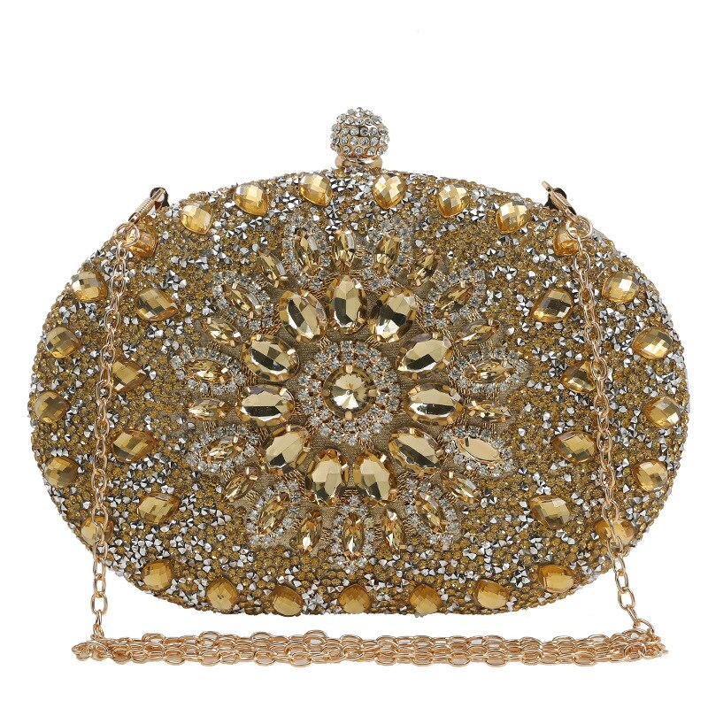 Bolsa Clutch com Pedrarias Festa