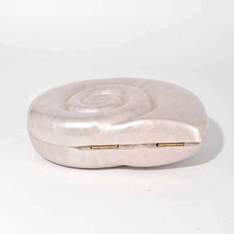 Bolsa Clutch Acrílico Caracol