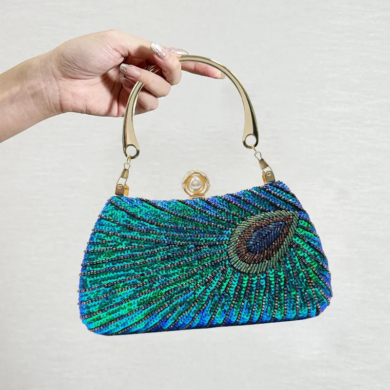 Bolsa Clutch Bordado Vintage