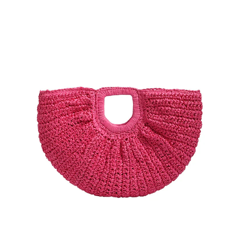 Bolsa Palha Elegante Verão