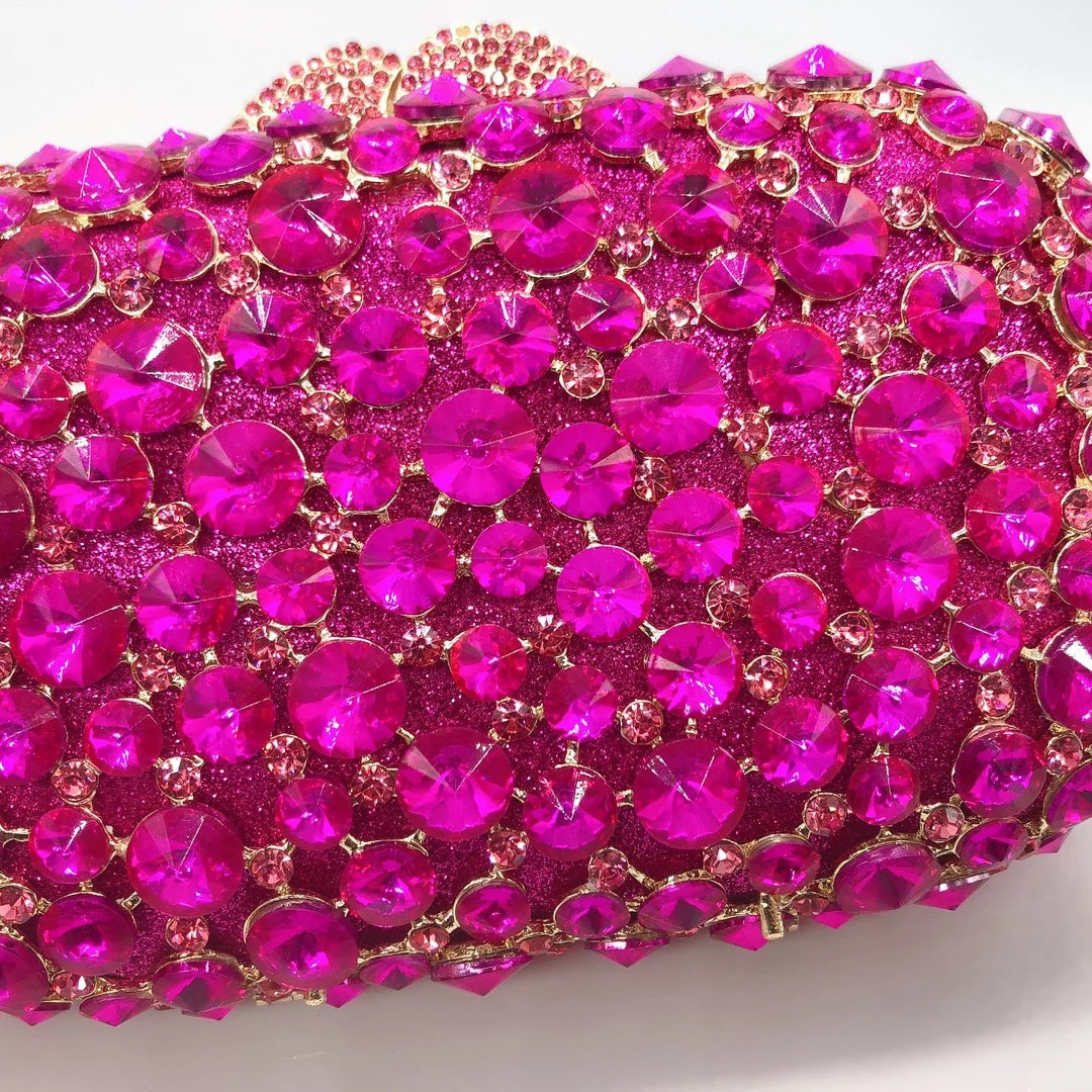Bolsa Clutch Cristal Luxo Festa