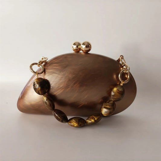 Bolsa Clutch Acrílico Moderna