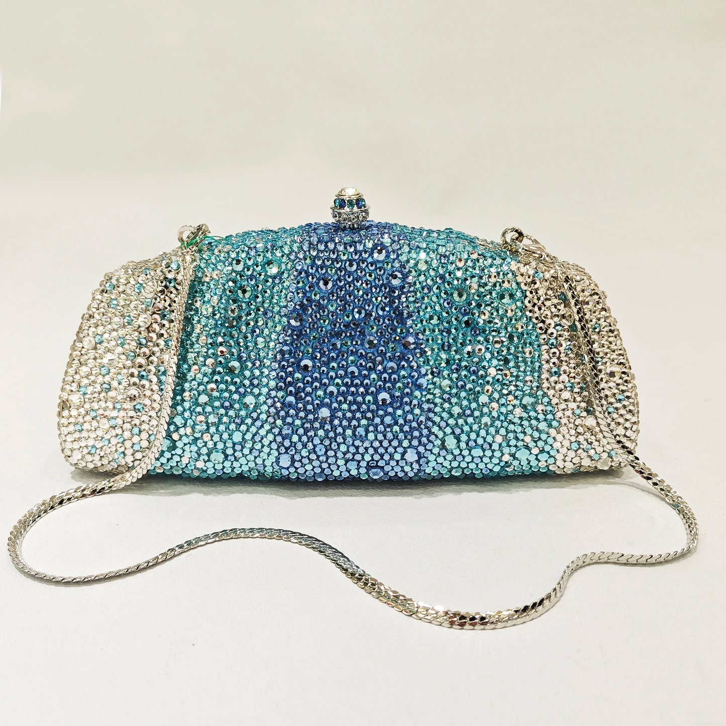 Bolsa Clutch Cristais