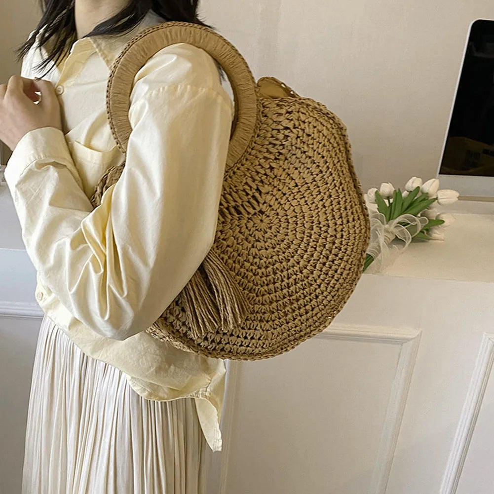 BOLSA DE PALHA PARA PRAIA