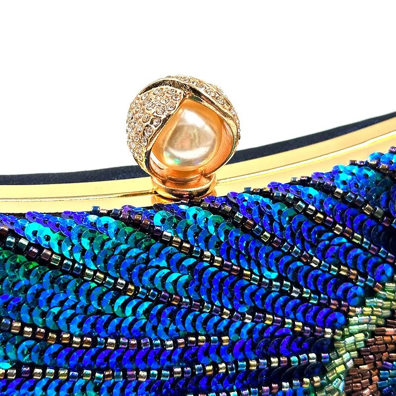 Bolsa Clutch Bordado Vintage