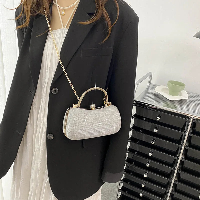 Bolsa Clutch Lisa com Brilho