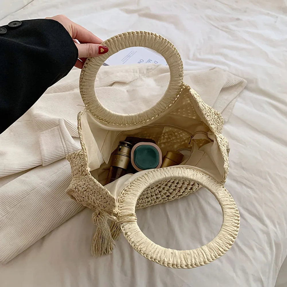 BOLSA DE PALHA PARA PRAIA