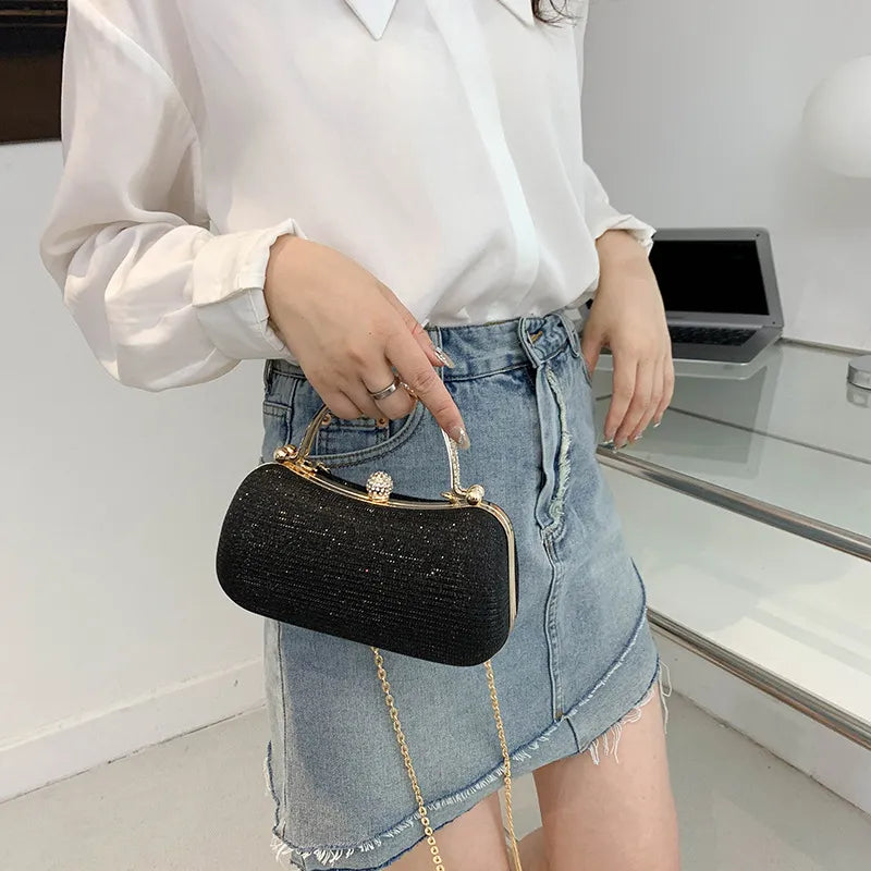 Bolsa Clutch Lisa com Brilho