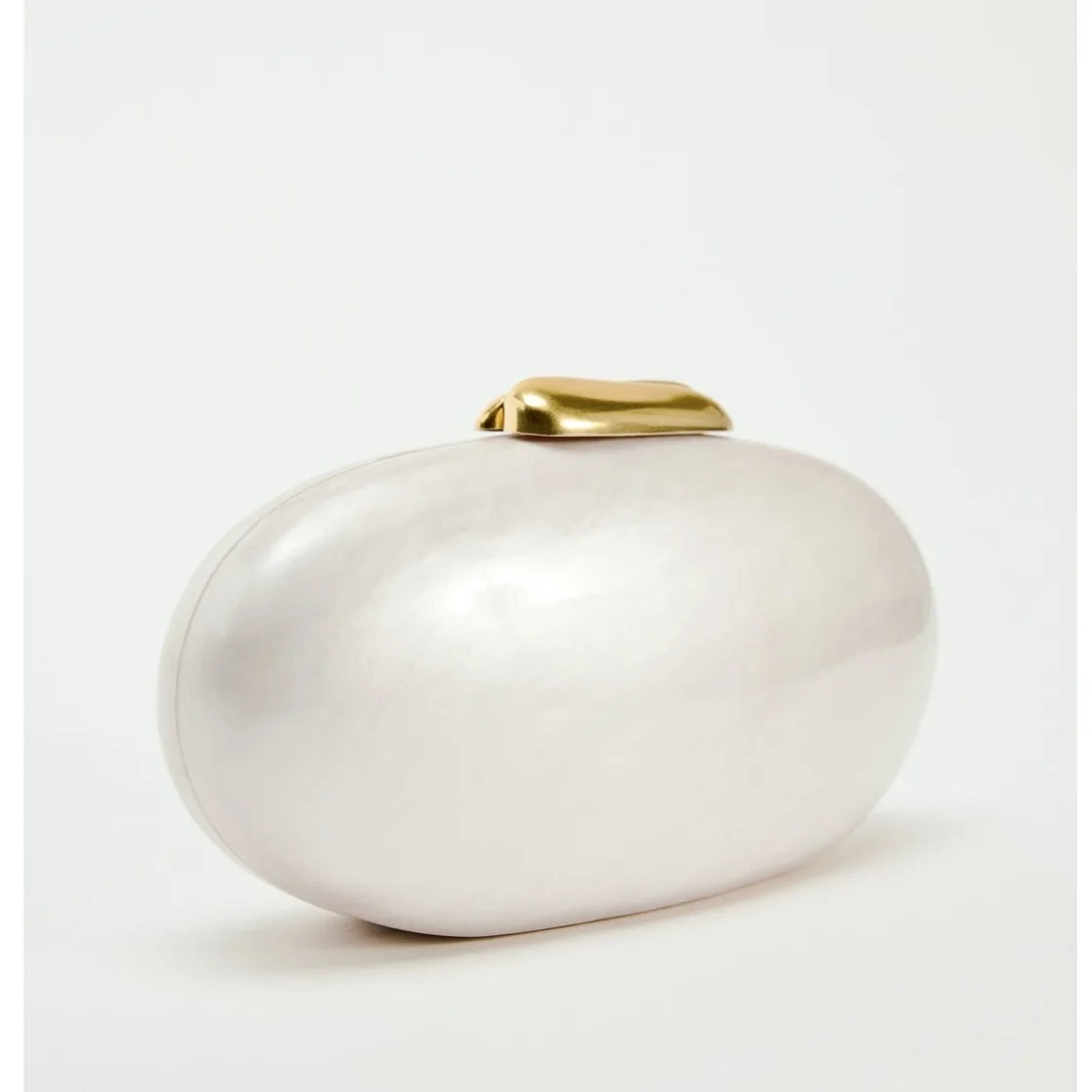 Bolsa Clutch Oval Acrílico