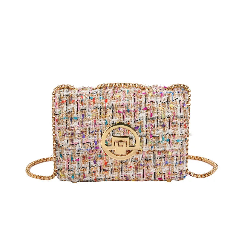 Bolsa Tweed Sofisticada